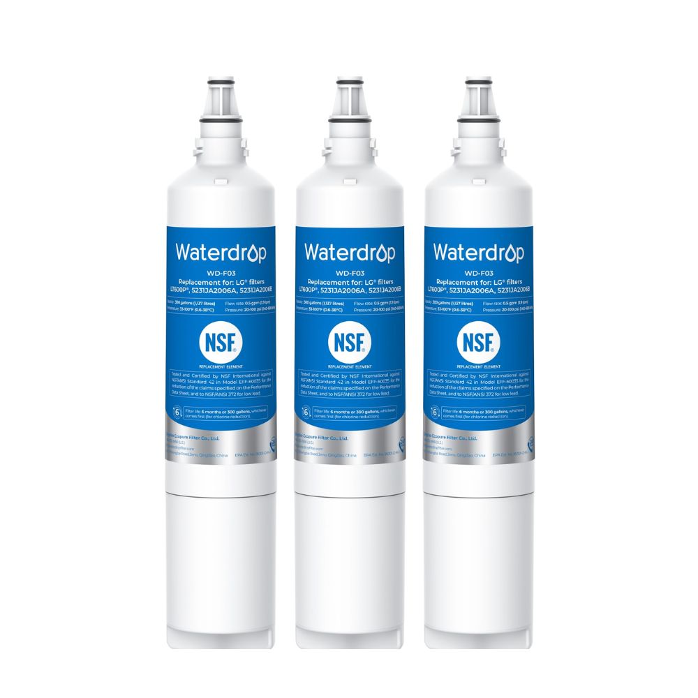 Waterdrop 5231JA2006A Replacement for LG® LT600P® Refrigerator Water Filter – Trusted Filtration Solution